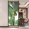 Statisch haftende Sichtschutz-Fensterfolie Grüne Pflanzen Dekoratives Fensterfolie Milchglas Klebefreier Glas-Fensteraufkleber für Heimdekoration 03
