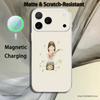 Cute Y-Yoshitomo Nara Transparent White Phone Case For iPhone 17,16,15,14,13,12,11,Pro,Max,Plus,Mini Magnetic Wireless Charging