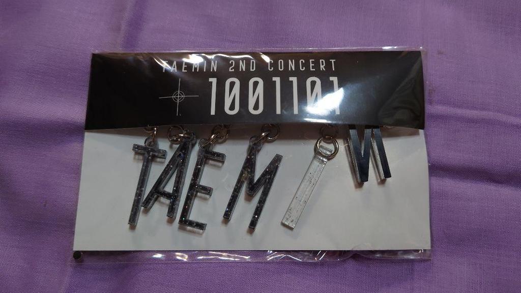 [USED] SHINee Korean Official Product Taemin Solo Concert Keychain