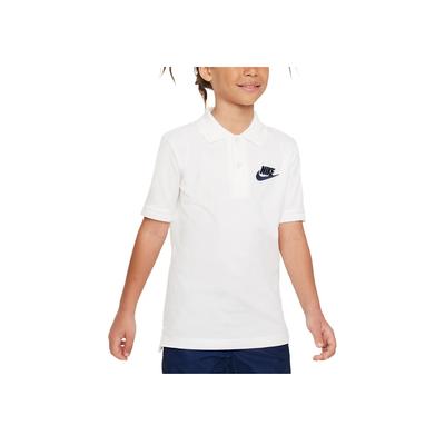 Sportswear Polo T-Shirt Fashion Comfortable Soft Casual Short Sleeve Kids Tops White Obsidian 826437-100