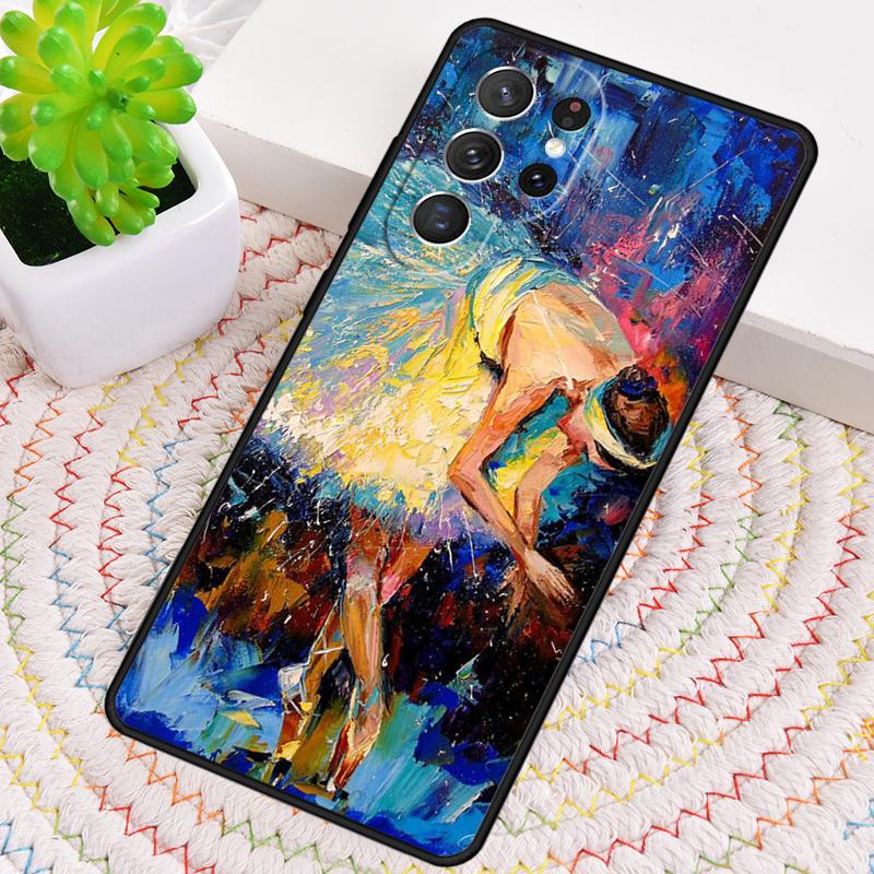Ballet Ballerina Dancer soft Phone Case for Samsung Galaxy note 10 pro S26 Ultra S23 S24 FE S25 S21 S22 PLUS shockproof Cove