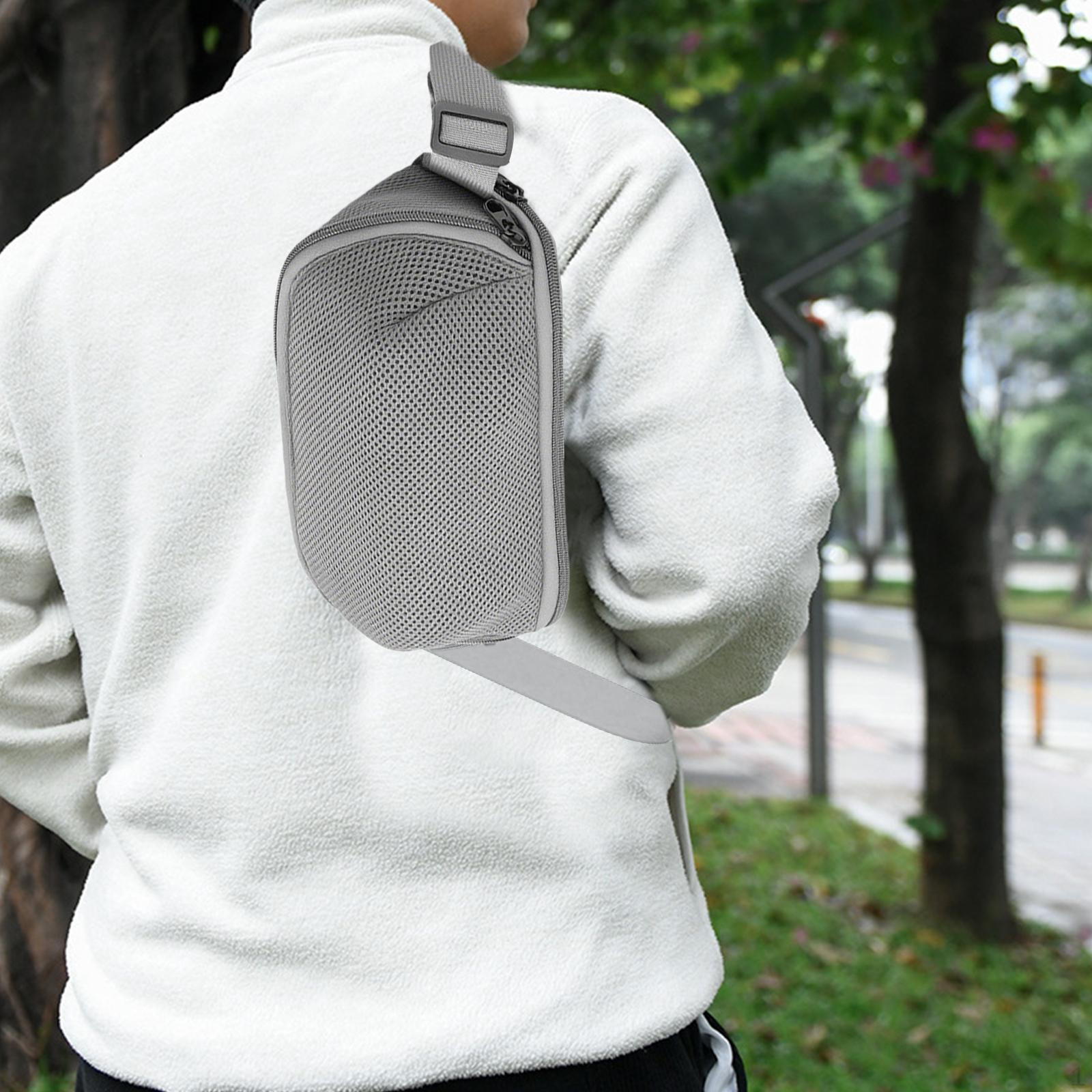 

Сумка через плечо для портативной колонки с карманом для хранения и регулируемым ремешком