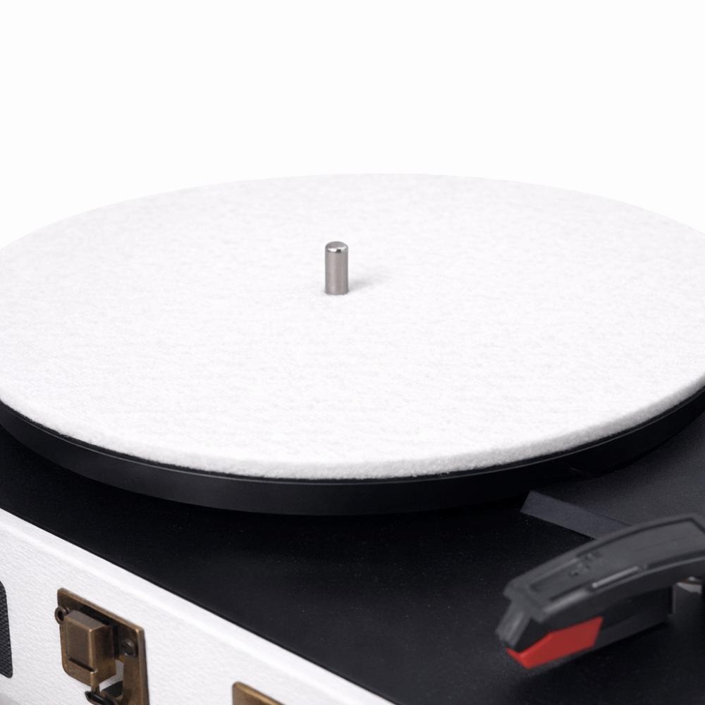 2pcs Felt Material Turntable Platter Mat 3mm Thick Vinyl Record Player Mat Vinyl Record Player