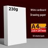White Cardstock Sheets - A4 & A3, Dutch White, for Children's Art, 4K & 8K Drawing, and Craft Projects.