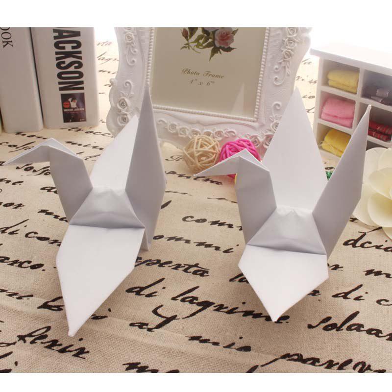 Guirlandes Grues Origami Pailletées - Lot De 50, Fait Main, Pour Décoration Mariage, Fête, Chambre