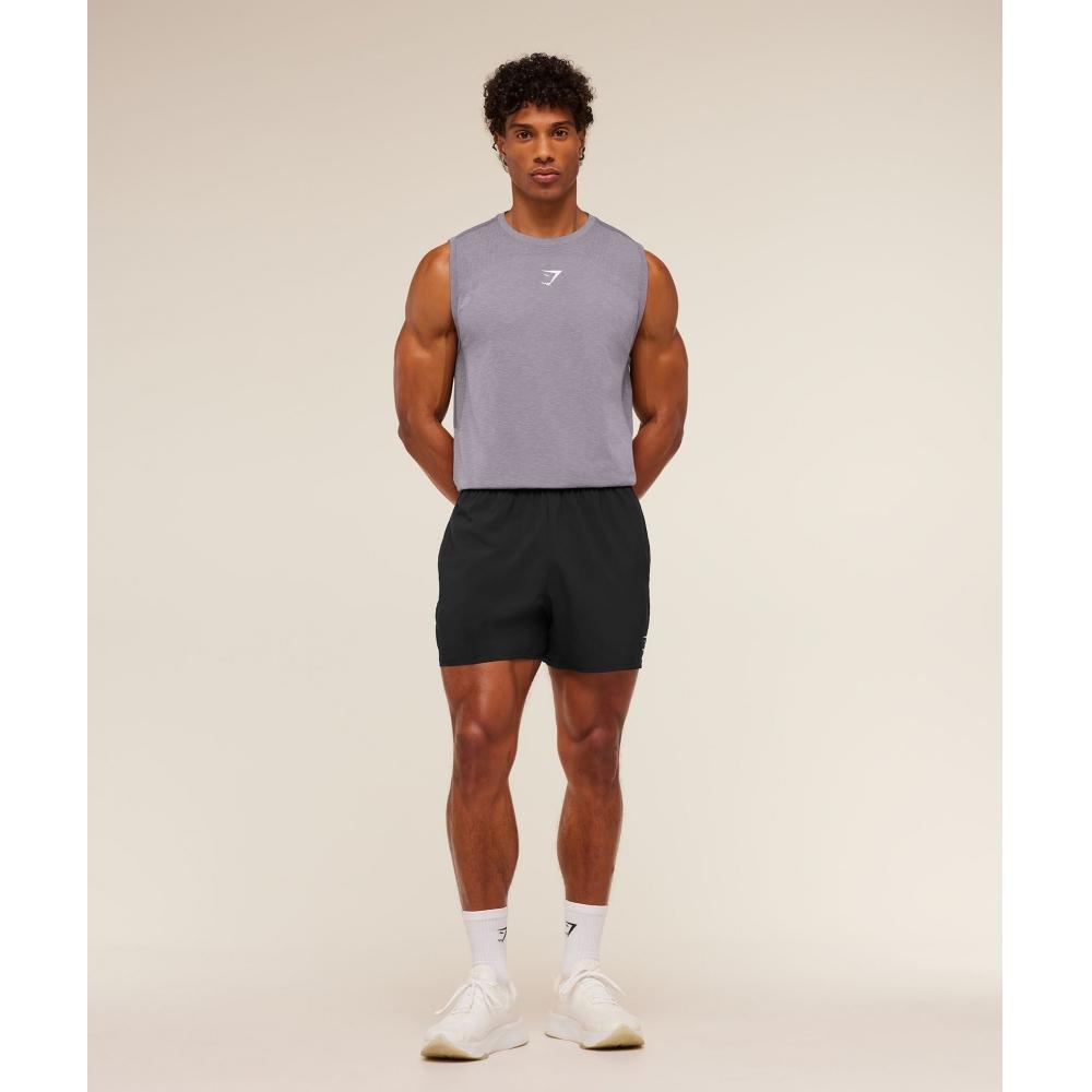 Gymshark Lightweight Seamless Tank Gs Fog Purple  Marl A3b7v Pcmg