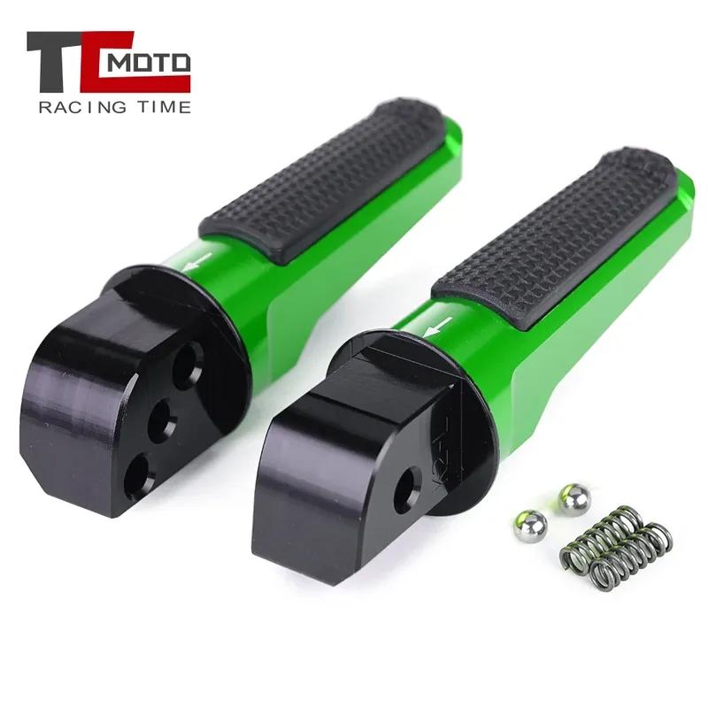 Rear Foot Pegs Passenger Pedal Footrest For Kawasaki Z800 Z900 Z900RS Cafe Z1000 Z1000R Z1000SX ZZR1400 Ninja 400 650