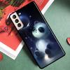 Cute Cartoon Panda Phone Case For Samsung Galaxy S24 Ultra S9 S10 S20 S21 S22 S23 S25 Plus S24 FE Back Cover