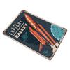 1PC Vertical Vintage Metal Tin Wall Sign with Rustic Texture, 20x30cm or 30x40cm, Retro Indoor Decoration for Cafe Bar Garage Restaurant Home