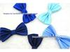 Korean Style Double Layered Solid Color Bow Tie for Men's and Women's Formal or Wedding Wear