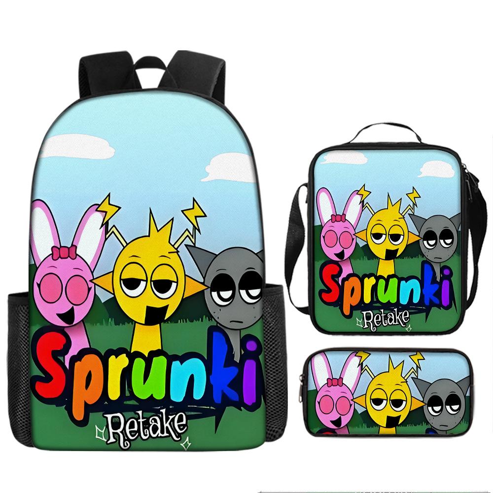 Rhythm Box Schoolbag Cartoon Animation Primary School Third or Fourth Grade Light Burden Reduction Primary and Secondary School Student Storage Bag