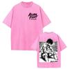 Tokita Ohma Kengan Ashura Anime Clothing Men Women Oversized T-shirts Short Sleeve Washed T Shirt Cotton Tshirt Harajuku Tops