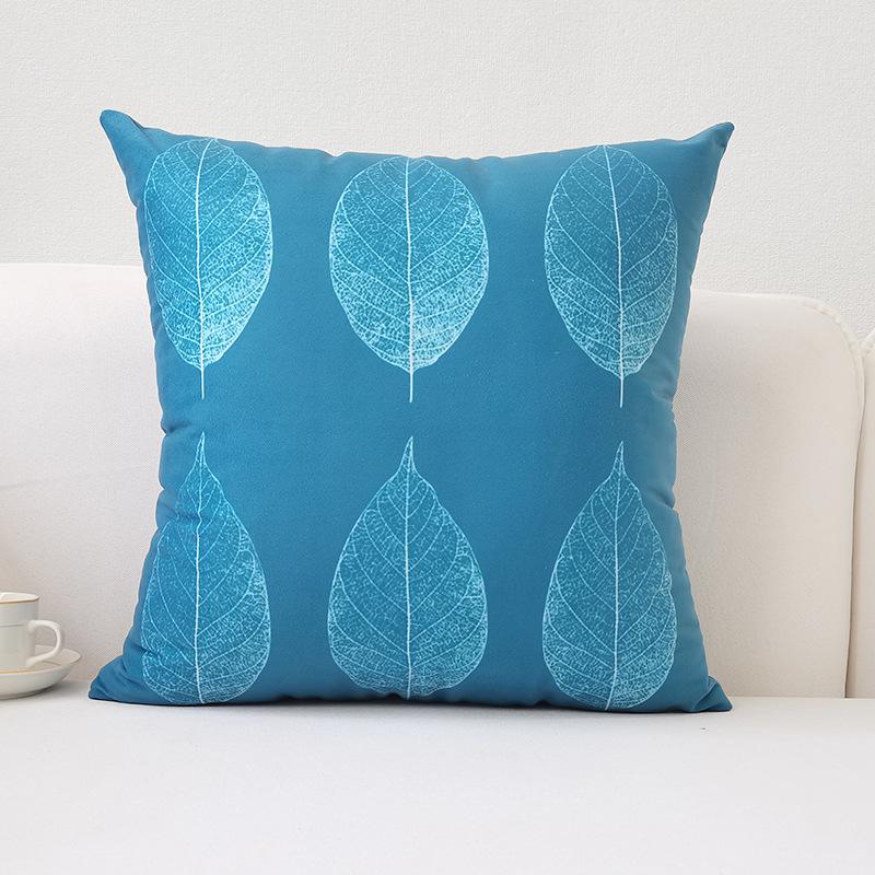 Nordic Ins Style Pillowcase Macaron Color Modern Simple Orange Sofa Car Cushion Cover Cushion Cover Pillowcase