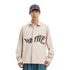 Li Ning Badfive Letter Embroidery Print Polo Casual Knit Jacket Men Jacket Gravel-Gray AFDU071-5
