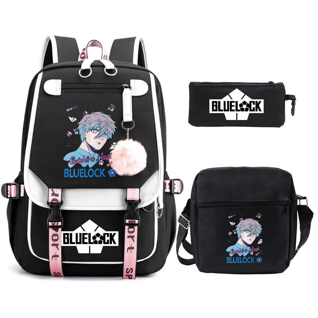 Peripheral Printing Children'S Backpack Set Leisure Student Schoolbag Pencil Bag Shoulder Bag