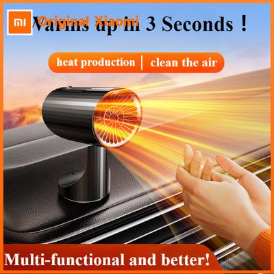 Hipacool 24V/12V 150W Autoheizlüfter Heizlüfter Fenster Windschutzscheibe Enteiser Entnebler Auto-Stecker-Heizlüfter Lüfter 360° drehbar Tragbar