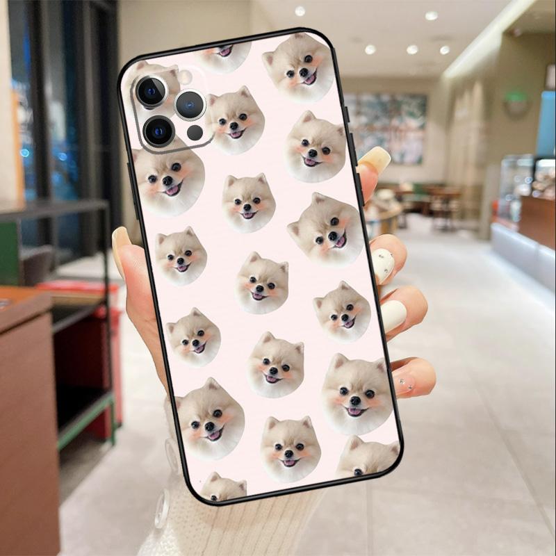 

Pomeranian Dog Phone Case For iPhone 17 Air 16 15 13 11 12 14 Pro Max mini 15 16 Plus 16e Protective Cover iPhone 12 mini
