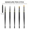 Clou Beaute Kristall Acryl Nail Art Pinsel DIY Nagel Malen Schnitzen UV Gel Verlängerung Malpinsel Linien Liner Maniküre Werkzeuge
