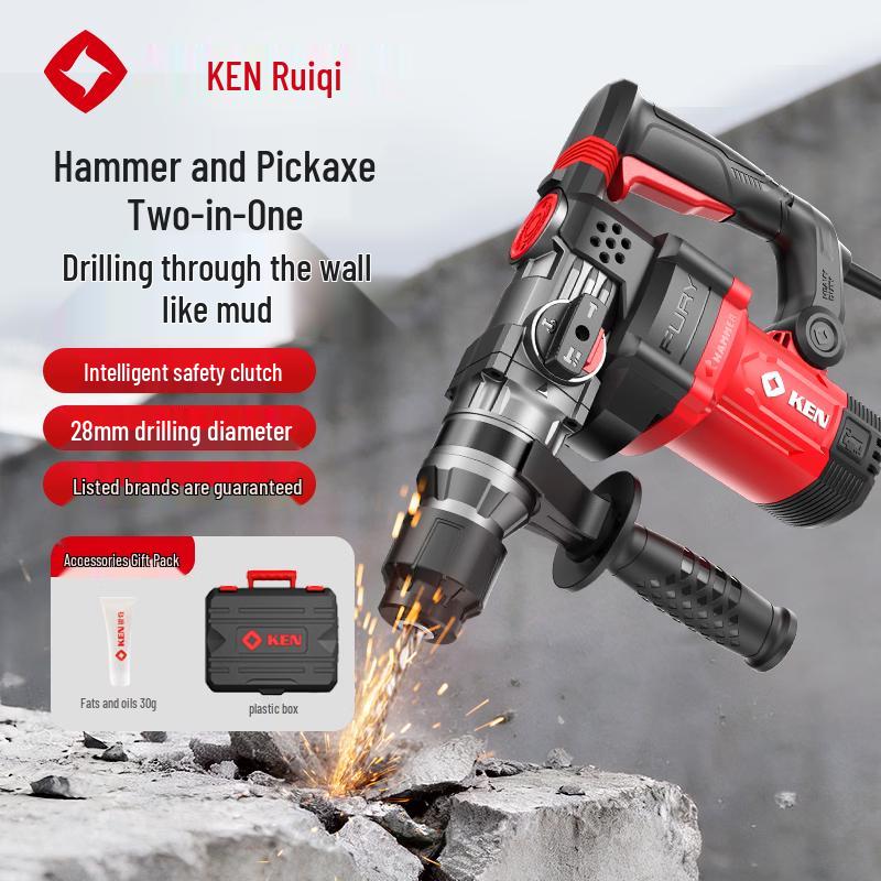 

KEN Electric Rotary Hammer Drill CN plug (adapter included)