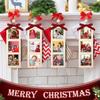 3Pcs DIY Christmas Tree Decorations Rectangle Frame Xmas Hanging Pendants  Party Decorations