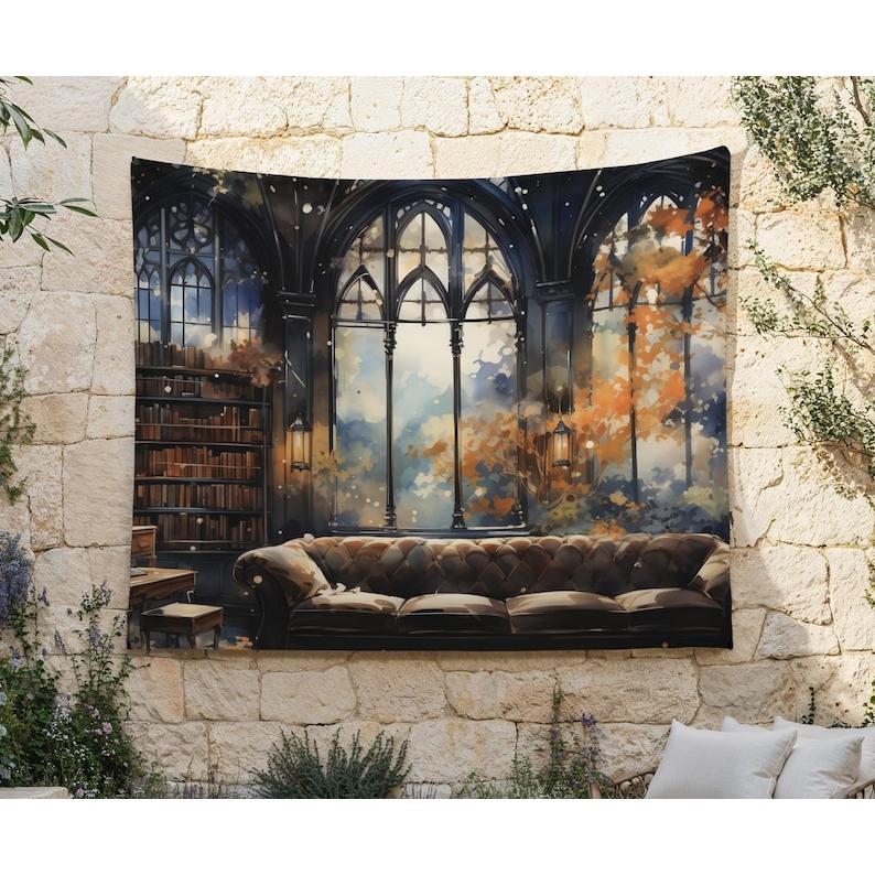 Magic Library tapestry 75x100 чёрный