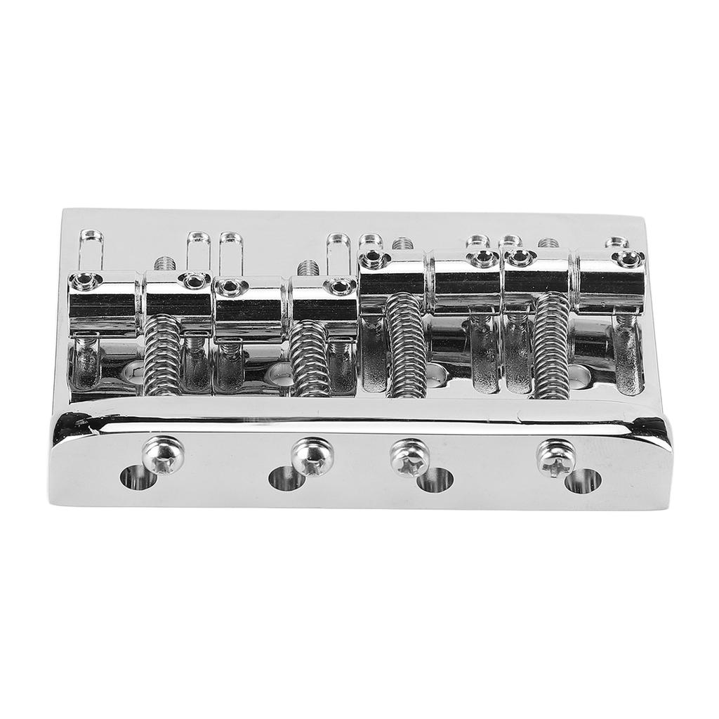 4 String Bass Bridge Assembly Lateral Adjustment Support Greater String Spacing Bass Bridge Saddle Replacement