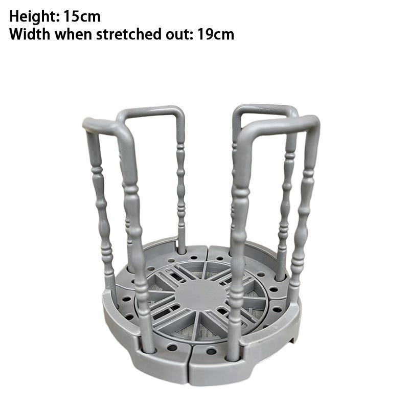 Portable Retractable Bowl Holder Drain Removable Cabinet Dishes Storage Rack Water Cup Kitchen Organizer