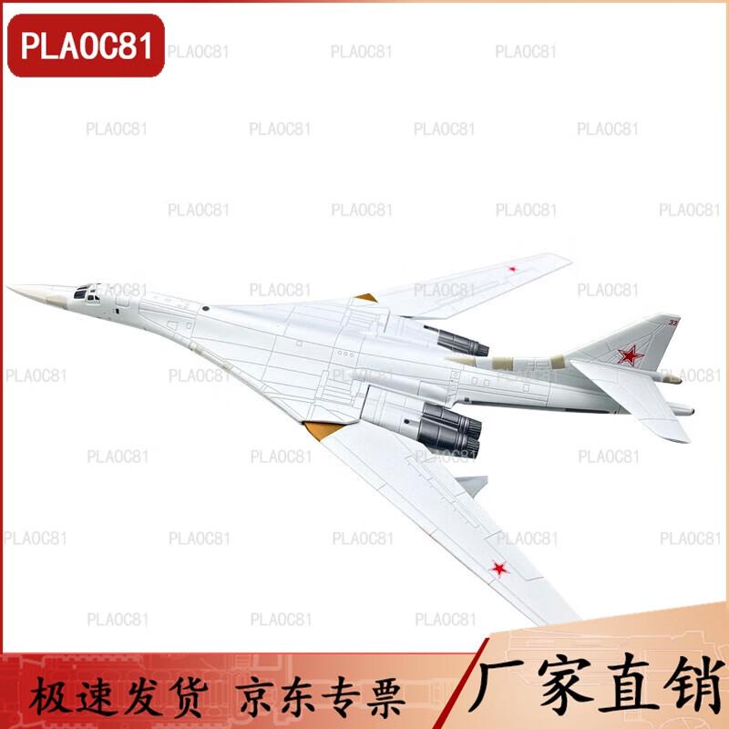 Tu-160 White Swan Bomber Military Aircraft Model 1:200 Scale
