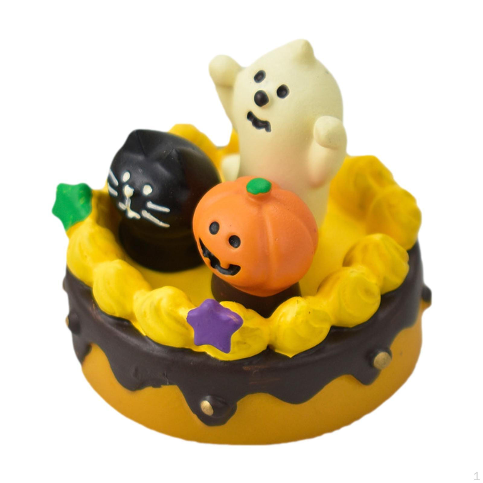 

Набор фигурок для Хэллоуина в фермерском стиле для праздничного декора дома 4.1cmx3.9cmx3.9cm