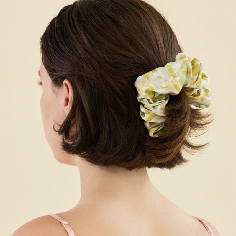 

2DREAMERS Золотая форма шелковая резинка для волос single type