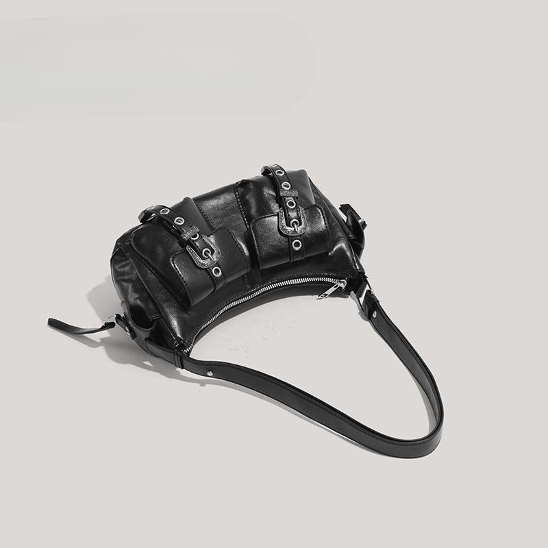 Tasche Süß Cool Spice Girl Motorradtasche Mädchen Retro Senior Textur Einzelschulter Achseltasche Mädchen