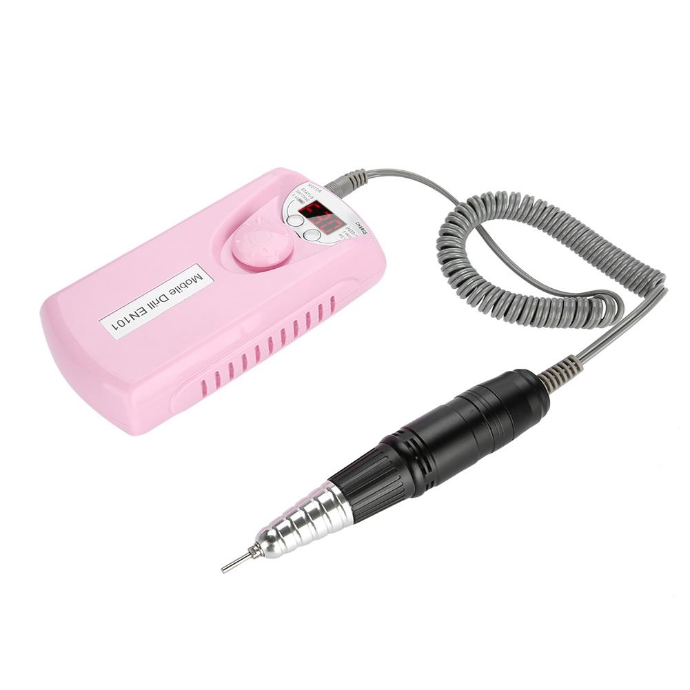 30000RPM Electric NPortable Rechargeable Polisher Art Nail Drill Bits Pedicure Files