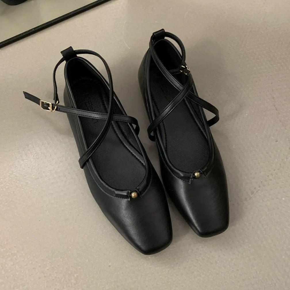 Fashion Bailamos Women Casual Flats Ballerina Shallow Round Toe Ballet Flat Shoes Comfortable Soft Boat Shoes Loafers Women Slip On Side