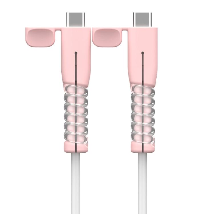 Silicone USB Type C Charging Cable Protectors AntiBend And Tangles Protections Prevents Fraying