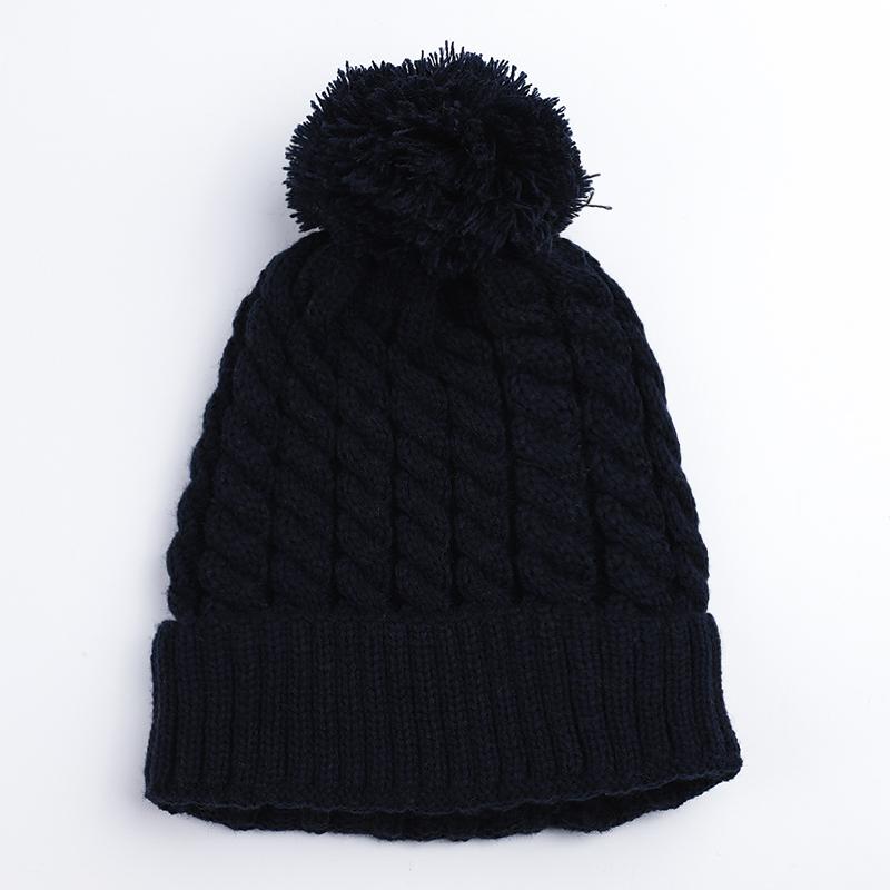 Cute Winter Custom Kids Beanie Hat High Quality Fashion Promotional Custom Embroidery Knitted Hat Solid Color Beanie Hat Style 4
