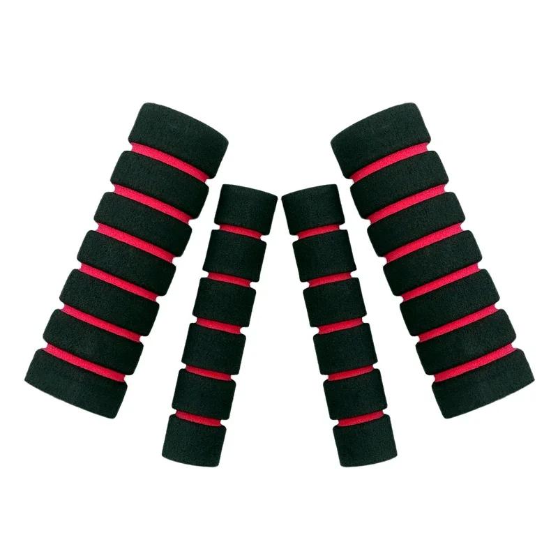 4 Pcs Motorcycle Bike Sponge Grip Cover Handlebar Non-Slip Bike Grips - Enhance Your Racing Bicycle Comfort Tool Accessories