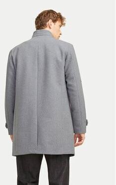 Пальто Jack & Jones Melton Coat (12258672) Jjemelton Wool Coat Sn (12258672) светло-серый меланж