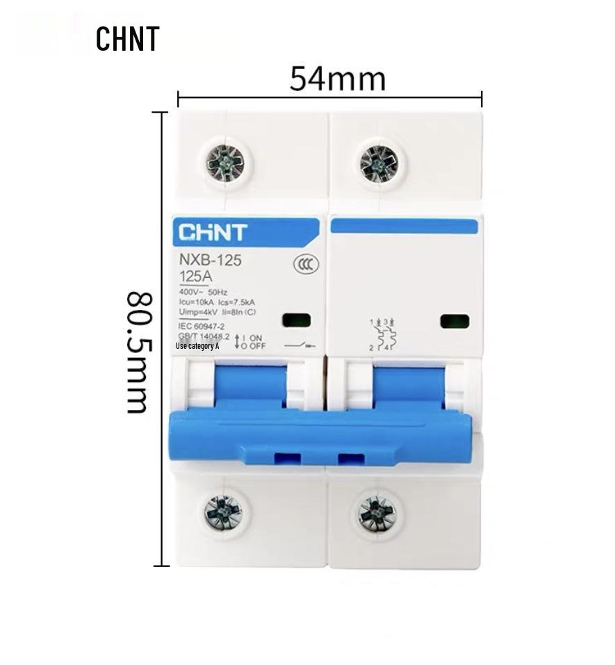 Zhengtai NXB-631P Miniature Circuit Breaker: 2P Household, 3P 63A, 4P 32A Electric Switch