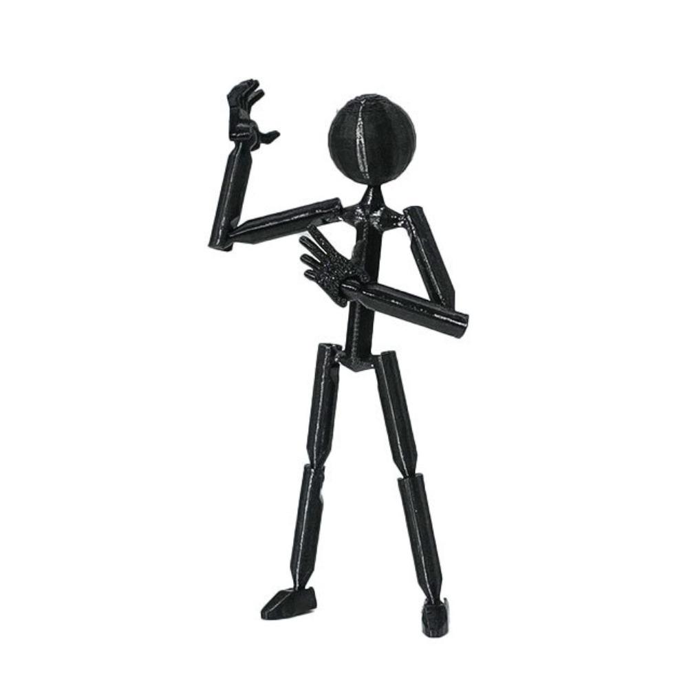 Movable 3D Printed Mannequin 3D Printing Stickman Assembled Robot Parent-children