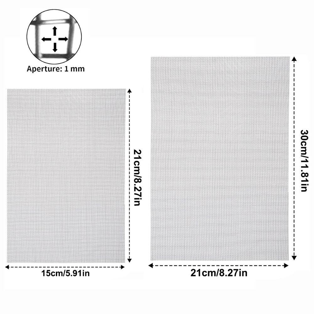 20 Mesh Wire Mesh Screen 31X21CM Sturdy No Rust Window Screen Mesh 15X21CM Stainles Steel Screening Filter