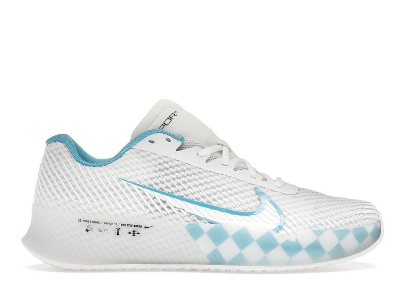 

Carlos Alcaraz x NikeCourt Air Zoom Vapor 11 HC PE One Step Ahead - HQ1654-100 EU 40.5 белый