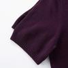 Northern Deer French Style Merino Wool Knit Short Sleeve Top