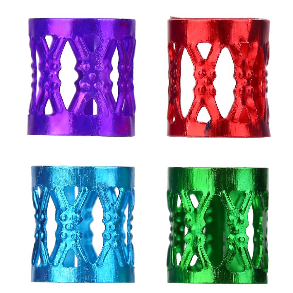Colorful Adjustable Hair Braid Beads Rings Cuff  Hair Beauty Decoration Tools Accessories