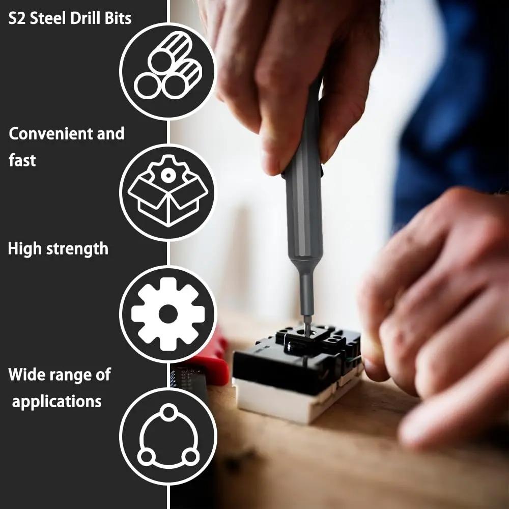 39 in 1Precision Screwdriver Set Pen Shape Manual Repair Tool with 38 Magnetic Tough S2 Alloy Steel Bits for iPhone PC Watch DIY