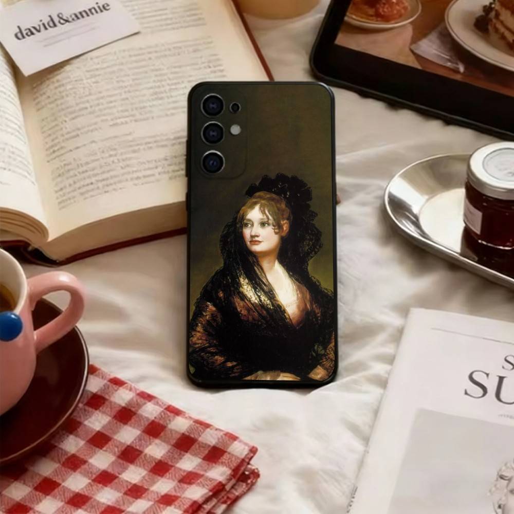 Spain Francisco Goya Art Phone Case For Samsung S25,S24,S21,S22,S23,S30,Ultra,S20,Plus,Fe,Soft Silicone Black Cover
