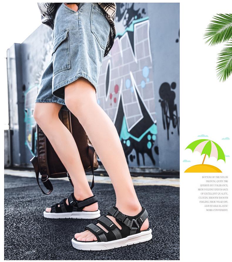 Men’s 2025 Versatile Non-Slip Rubber Sandals: Breathable, Odor-Resistant Casual Sports Beach Shoes