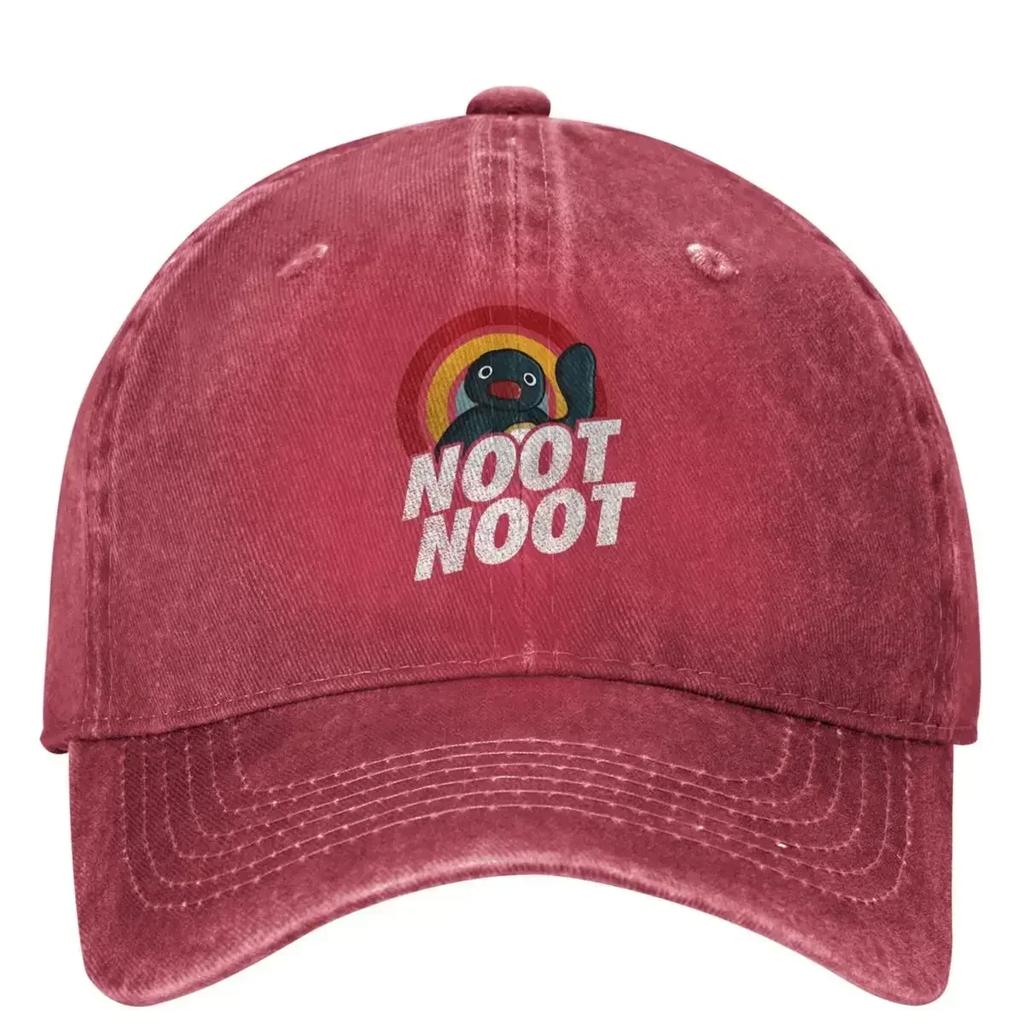 Pingu Noot Noot Baseball Cap Stylish Men Adult Hip Hop Hats Sun Visors Kpop Rock Snapback Cap Gift