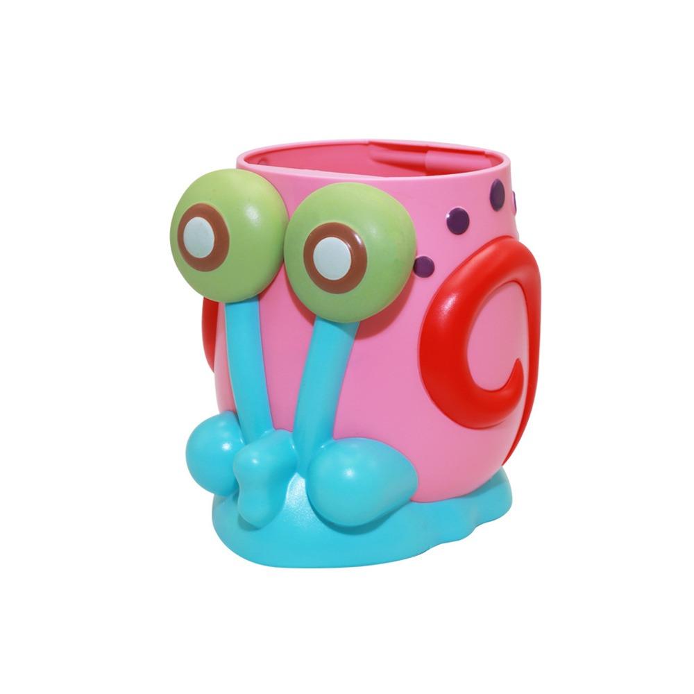 Large Capacity Makeup Brush Holder Snail Pen Container Funny Pen Holder School Supplies
