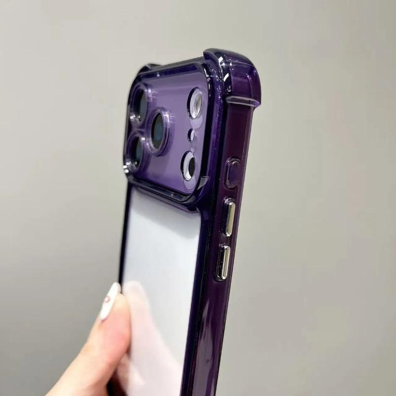 Luxuriöse stoßfeste transparente Handyhülle für iPhone 17 Pro 16 15 14 13 12 11 17 Pro Max 17 Air Klare weiche Bumper-Hüllen Abdeckung