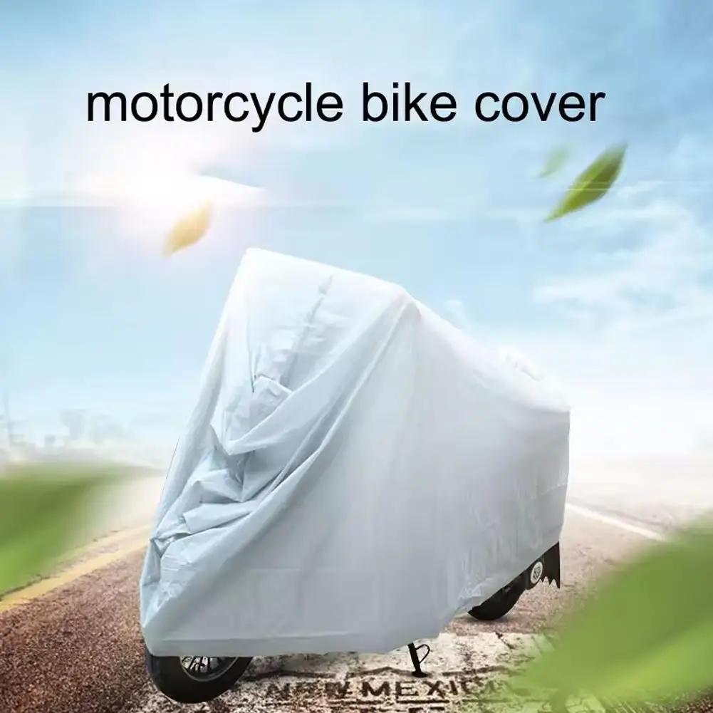 Motorcycle Outdoor Indoor Protective Cover Waterproof Bike Scooter Outdoor Rain Dust UV Proof Sun Protection Case For Motorbike
